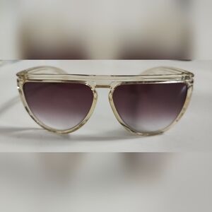 vintage 70s Solar Mates aviator Style sunglasses Clear Plastic Dahmer‎ Halloween